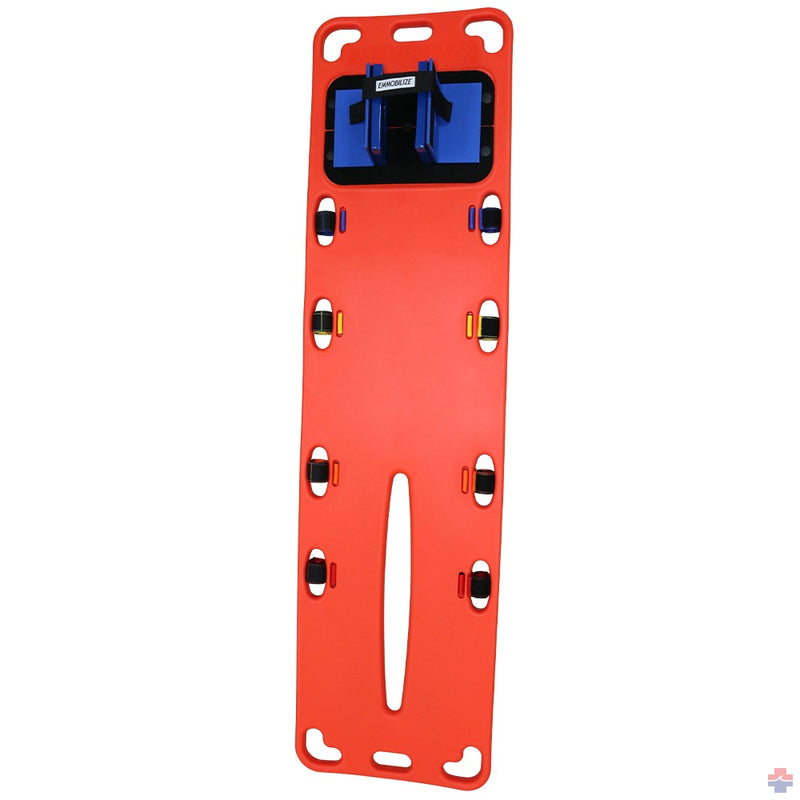 Spinal Backboard with Head Immobilizer & Straps
