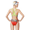 YINGFA New Professional One-Piece Triangle Swimsuit- 639