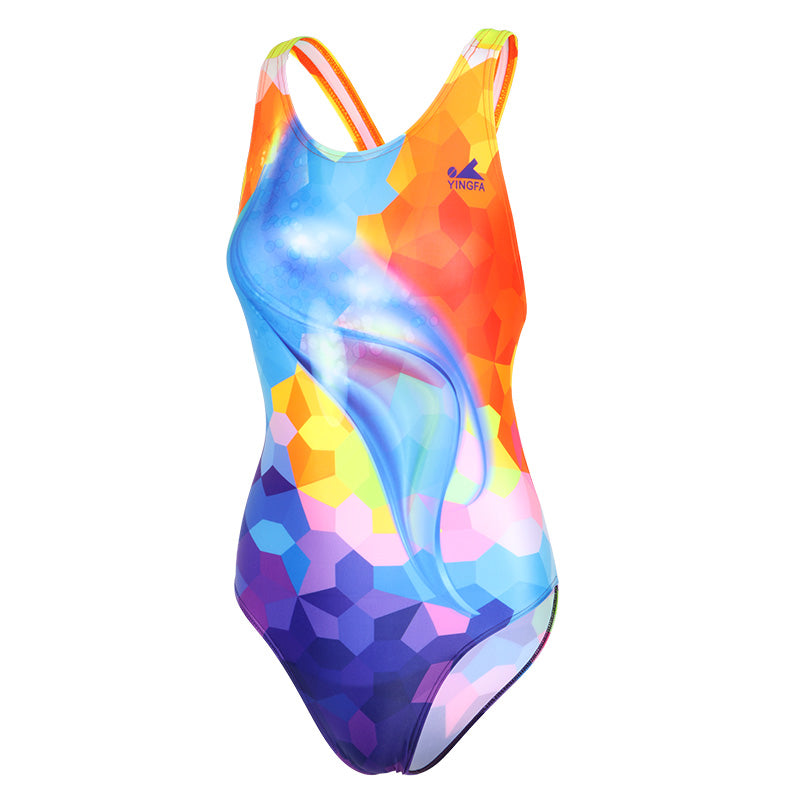 YINGFA New Professional One-Piece Triangle Swimsuit- 655